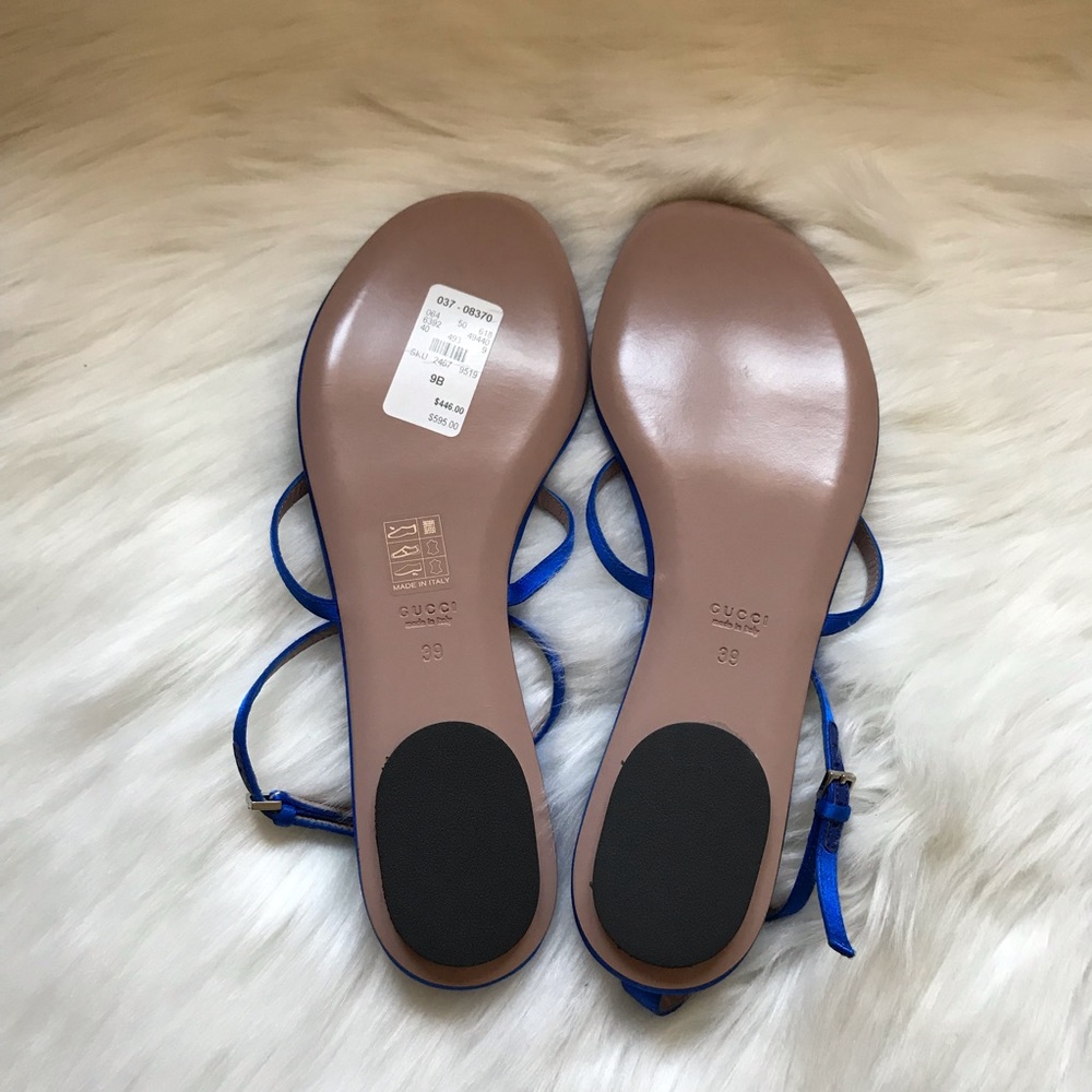 ⭕️SOLD⭕️. NEW! GUCCI GG Swarovski Crystal Sandals - Picture 7 of 8